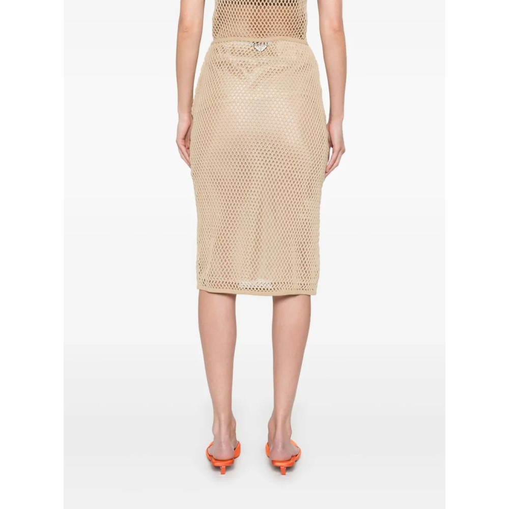 Women's 'Open-Knit' Midi Skirt