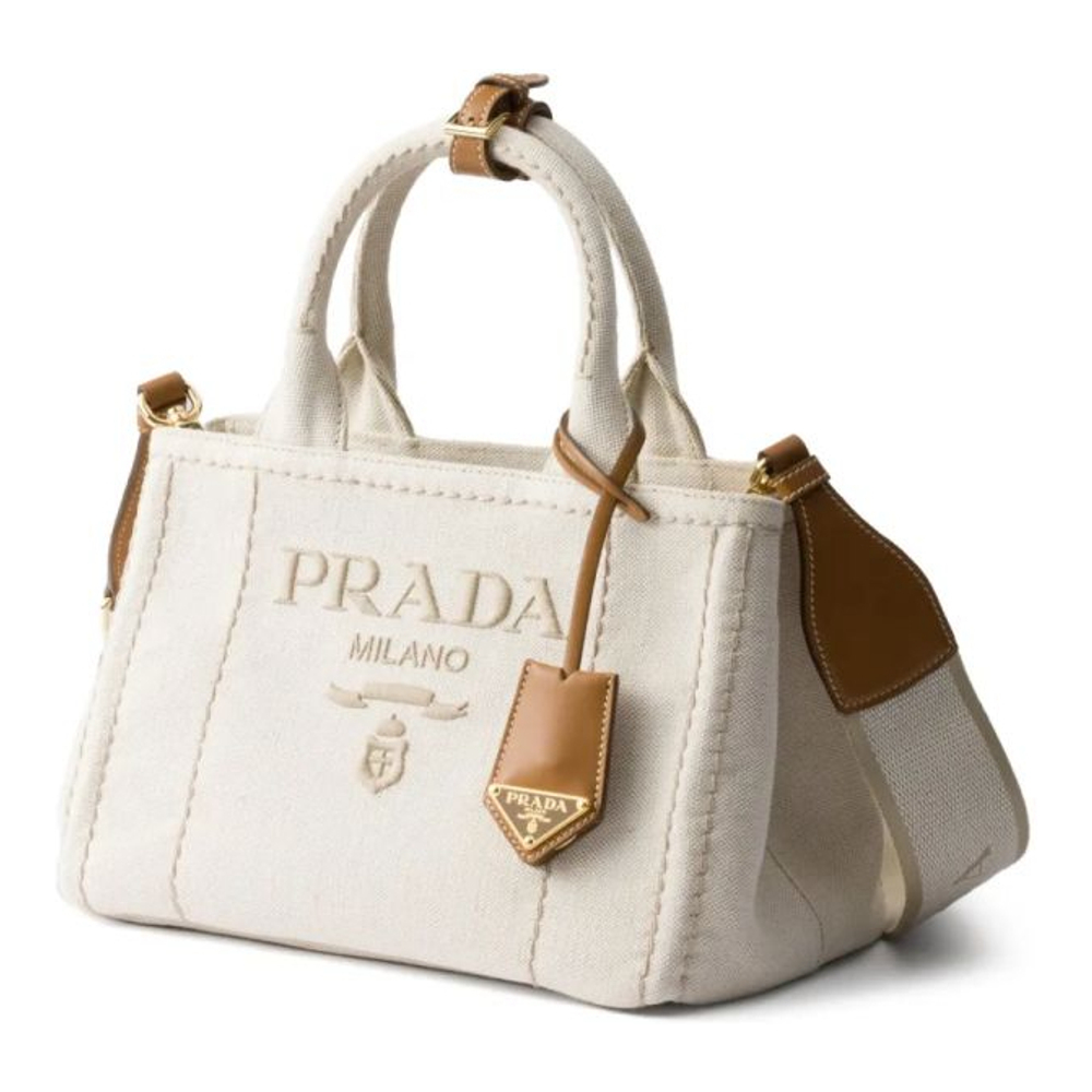 Women's 'Small Logo-Embroidered' Top Handle Bag