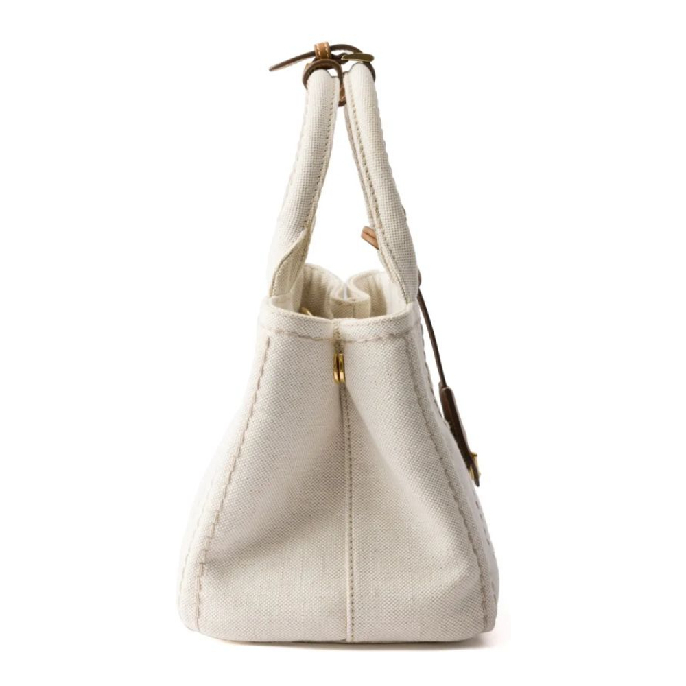 Women's 'Small Logo-Embroidered' Top Handle Bag