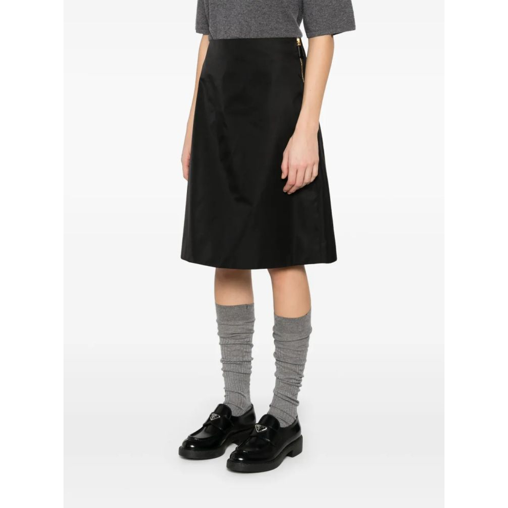 Women's 'Triangle-Logo' Midi Skirt