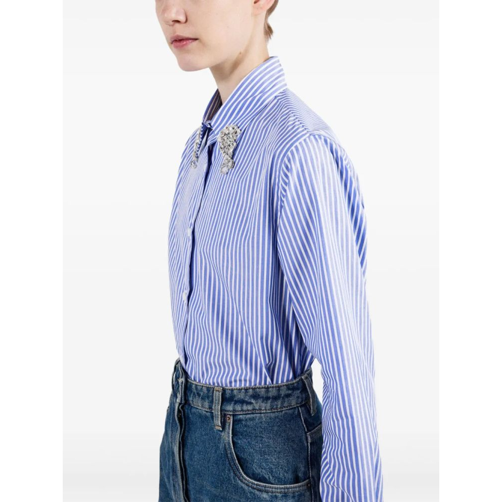 Chemise 'Embroidered Stripe' pour Femmes