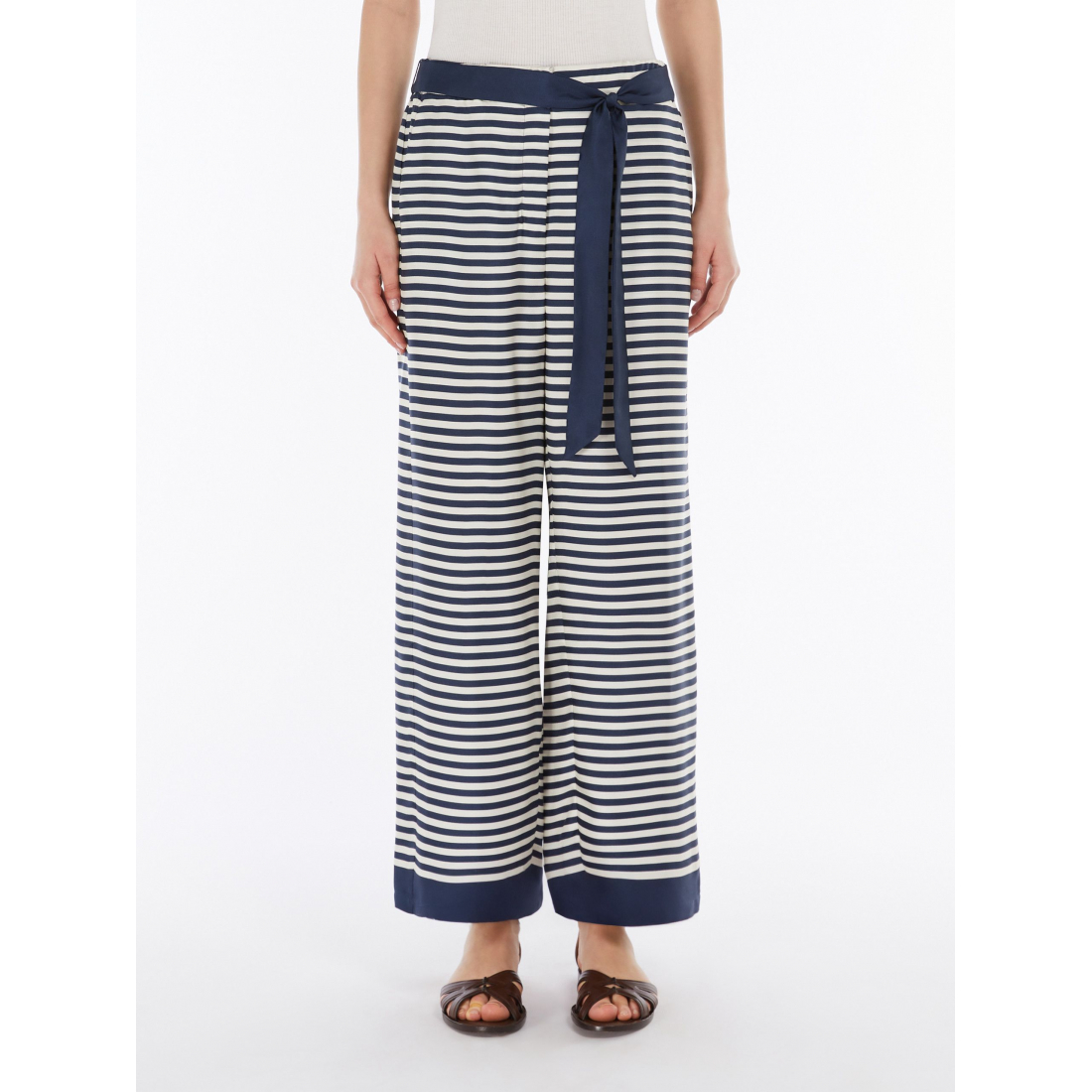 Pantalon 'Printed Belted' pour Femmes