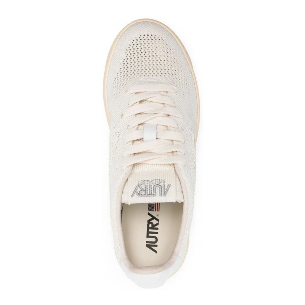 Women's 'Logo-Patch Open-Knit' Sneakers