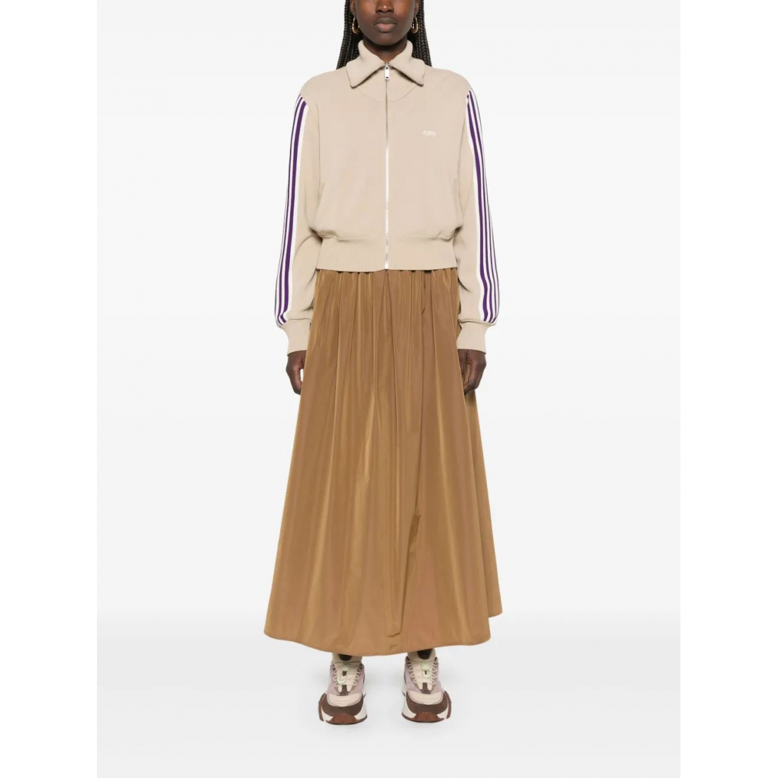 Sweatshirt 'Knitted Zip-Up' pour Femmes