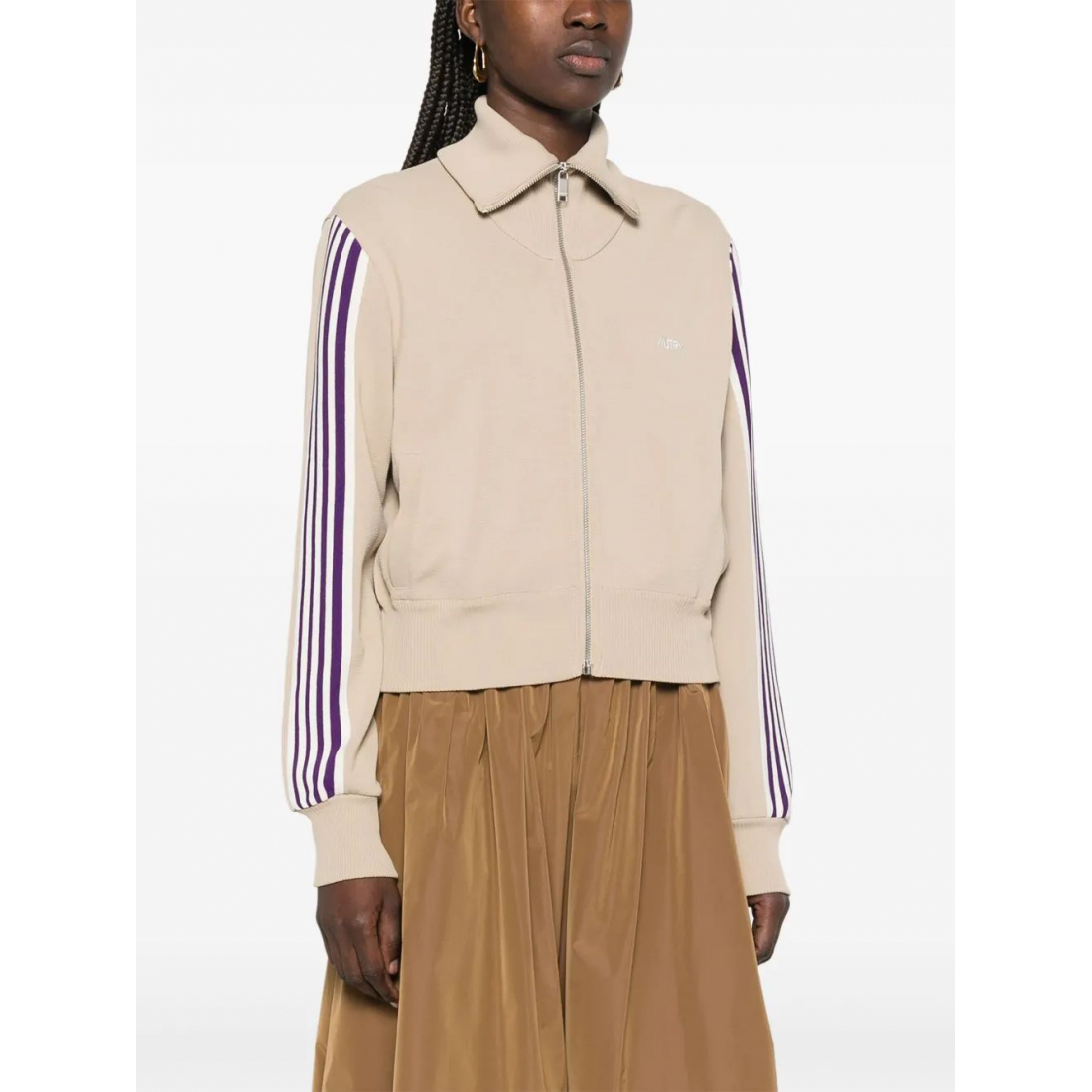 Sweatshirt 'Knitted Zip-Up' pour Femmes