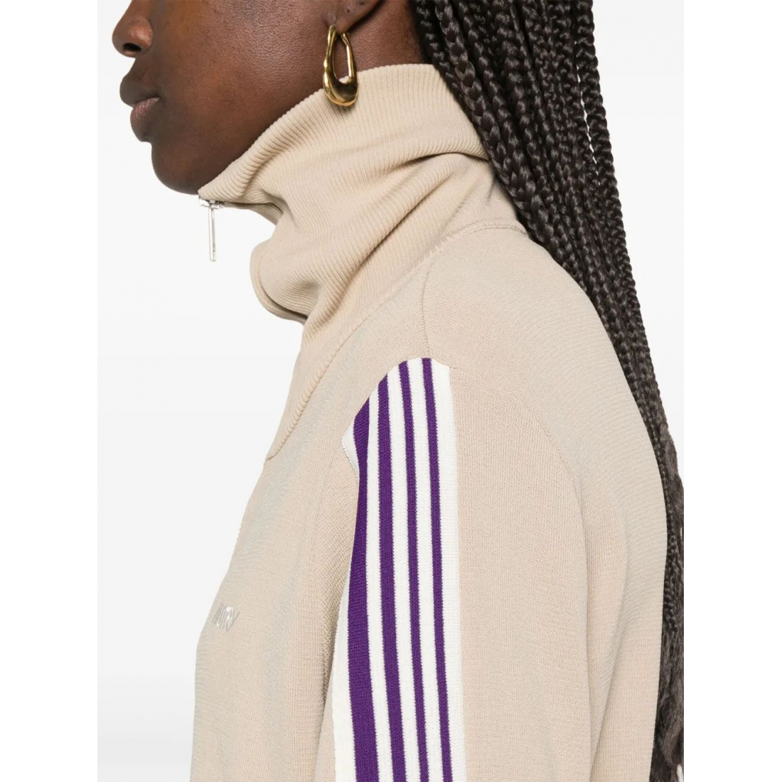 Sweatshirt 'Knitted Zip-Up' pour Femmes