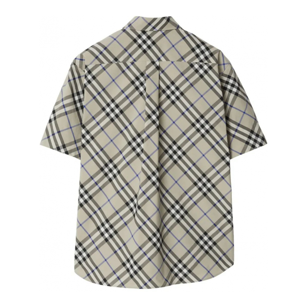 Chemise à manches courtes 'Nova Check-Jacquard' pour Hommes
