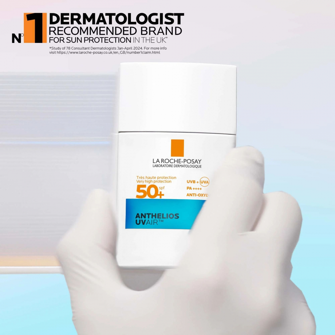 'Anthelios UVAir Daily Invisible Fluid SPF50+' Face Sunscreen - 40 ml