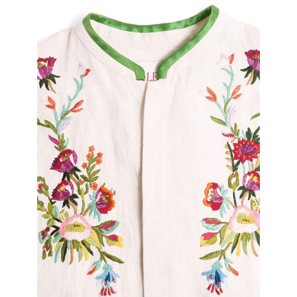 'Floral-Embroidered' Hemd für Herren