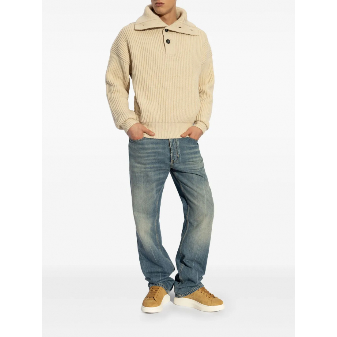 Men's 'Ribbed' Cashmere Sweater