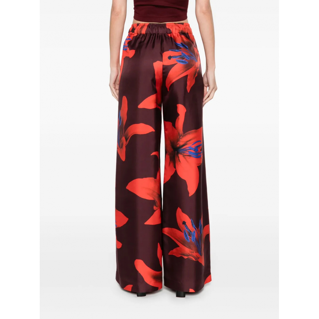 'Floral-Print' Hose für Damen