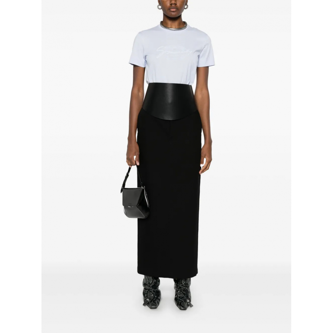 T-shirt 'Embroidered-Logo' pour Femmes