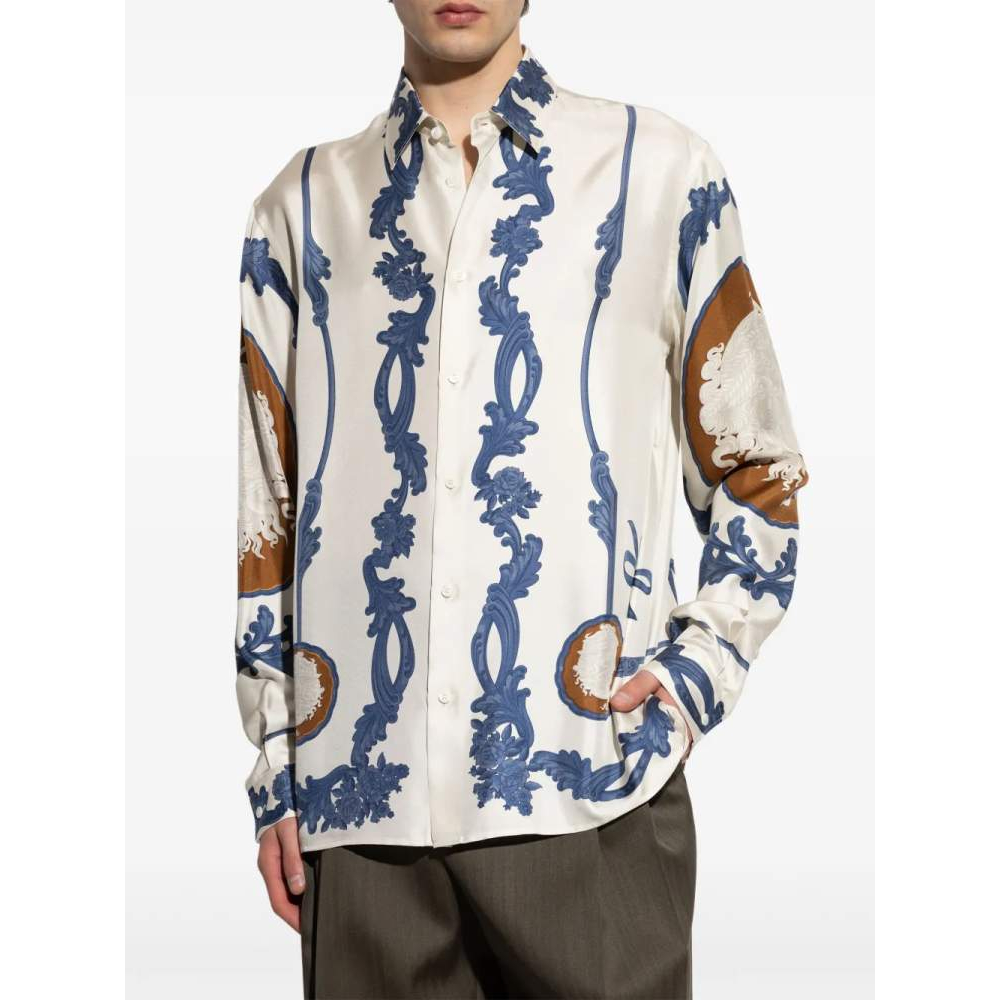 Chemise 'Medusa Cameo-Print' pour Hommes