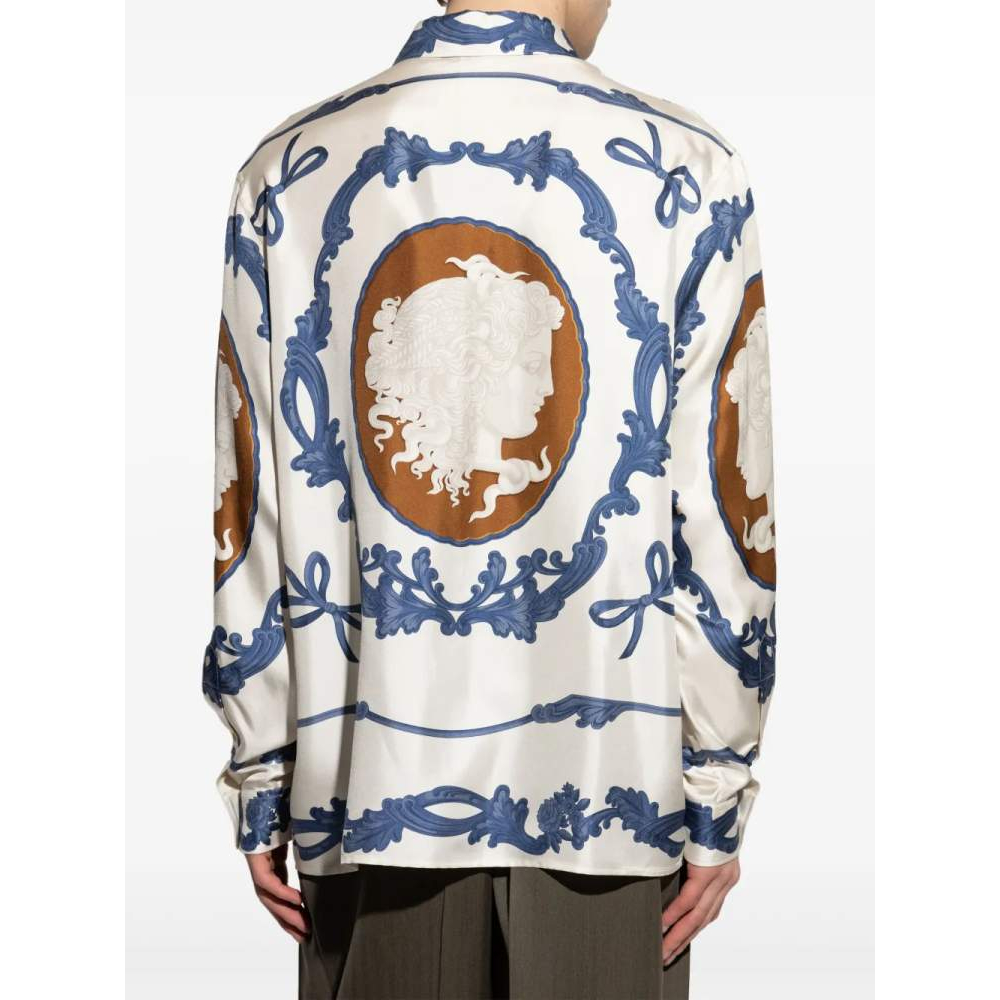 Chemise 'Medusa Cameo-Print' pour Hommes