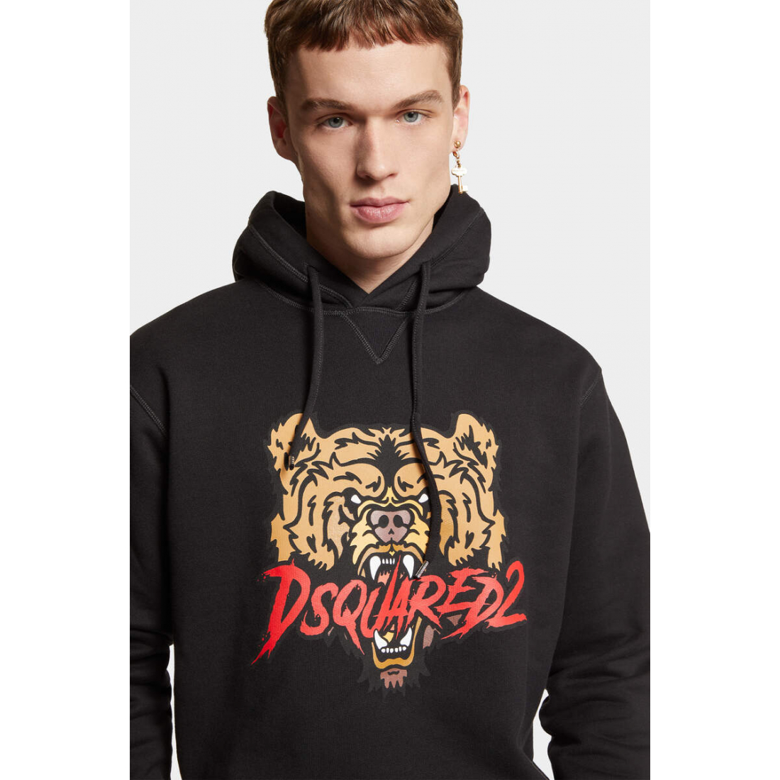 Sweatshirt à capuche  'Logo-Print' pour Hommes