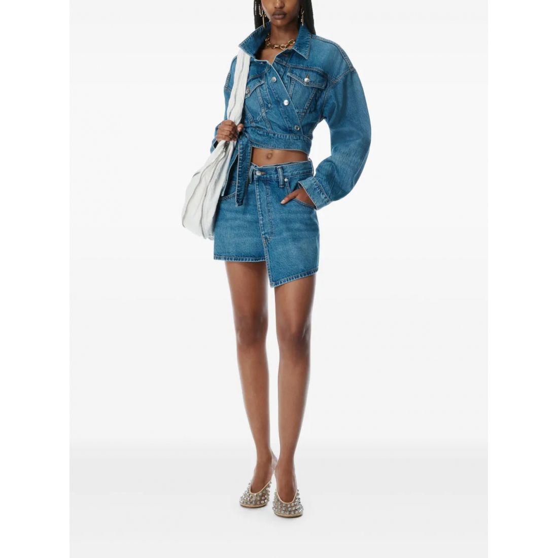 Jupe en Jean 'Wrapped' pour Femmes