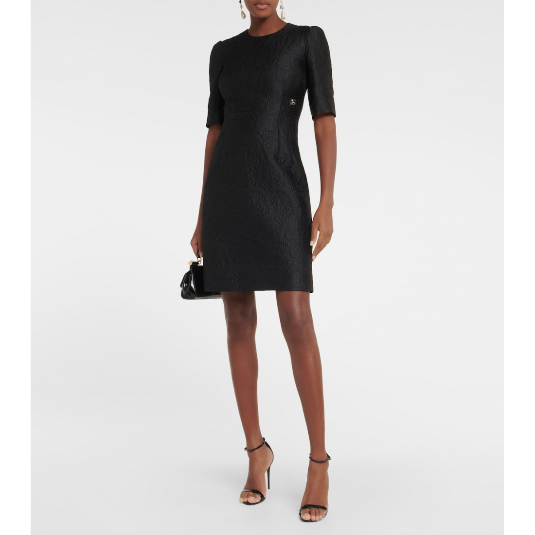 Women's 'A-Line Brocade' Mini Dress