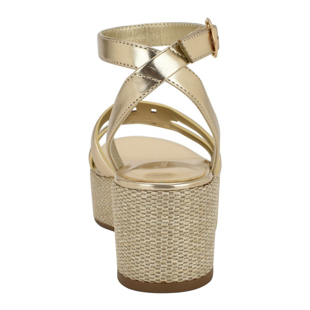 Women's 'Vastie Raffia Platform' Wedge Sandals