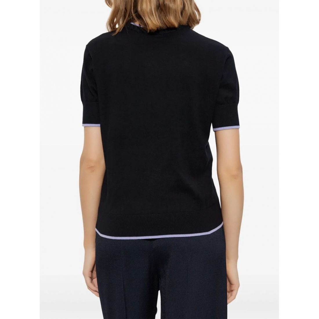 Top à manches courtes 'Eagle-Embroidered' pour Femmes