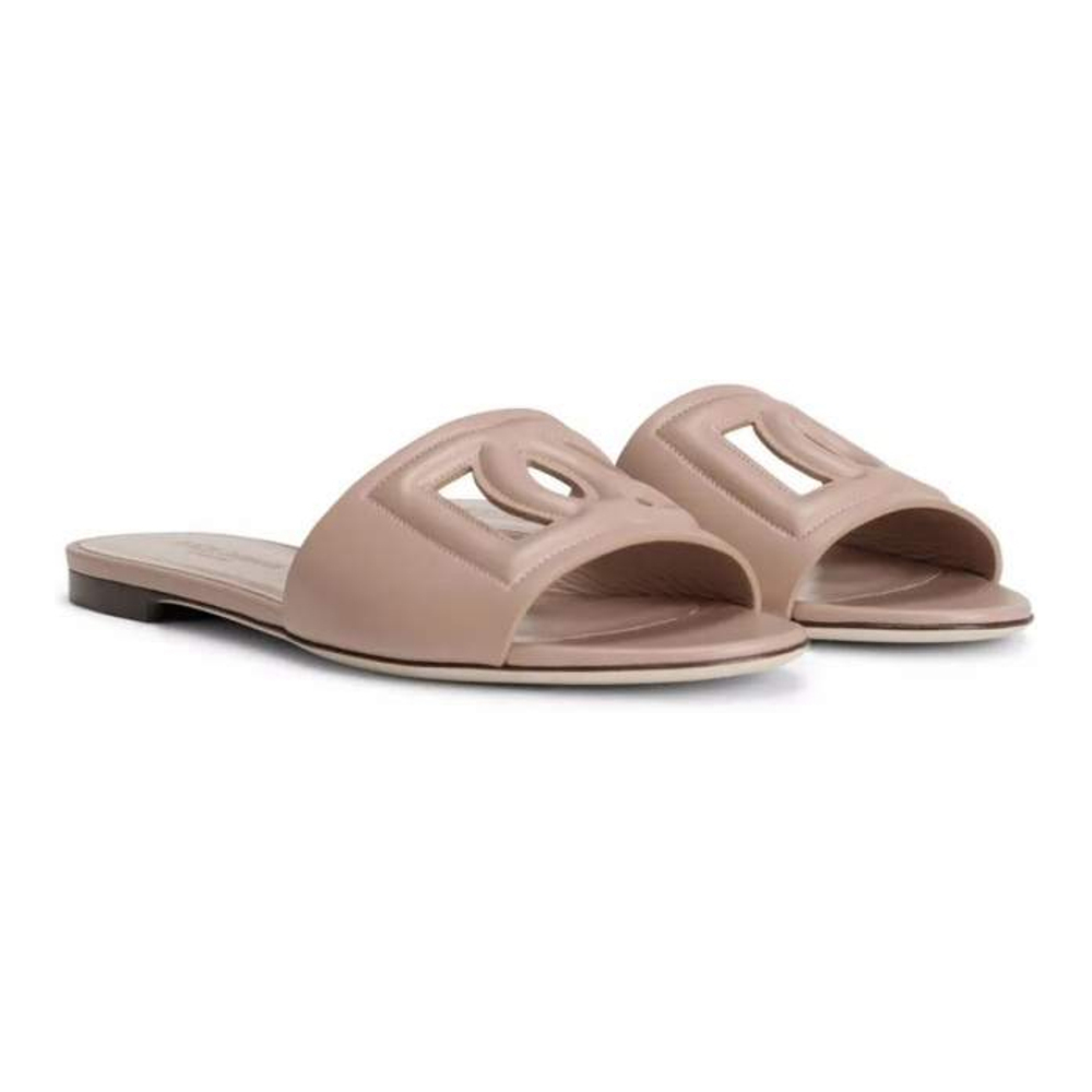 'DG Logo' Flache Sandalen für Damen