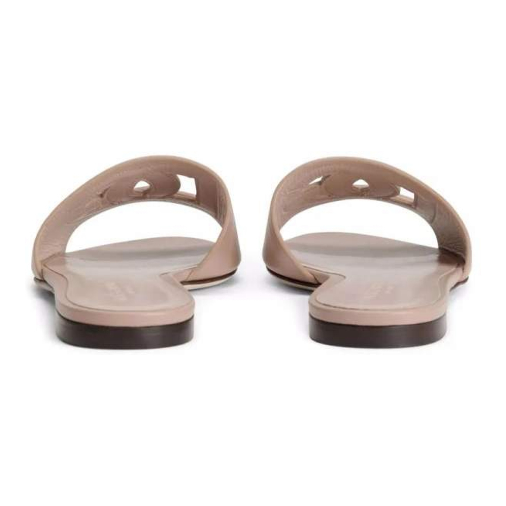 'DG Logo' Flache Sandalen für Damen