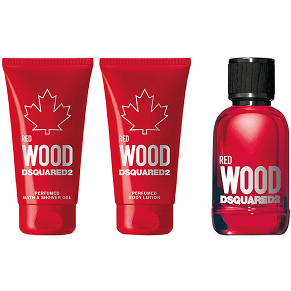 Coffret de parfum 'Red Wood' - 3 Pièces