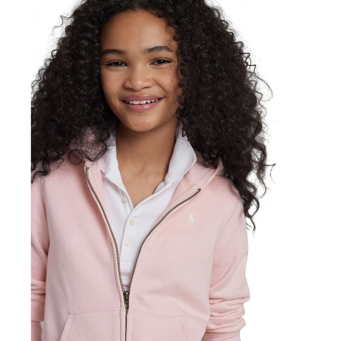 'French Terry Full-Zip Hoodie' pour Filles