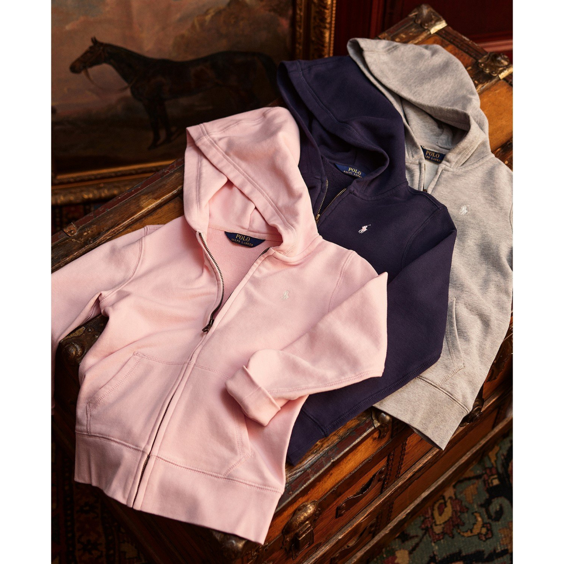 'French Terry Full-Zip Hoodie' pour Filles