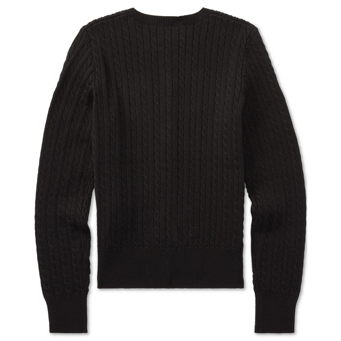 'Cable-Knit Cotton Cardigan' pour Filles