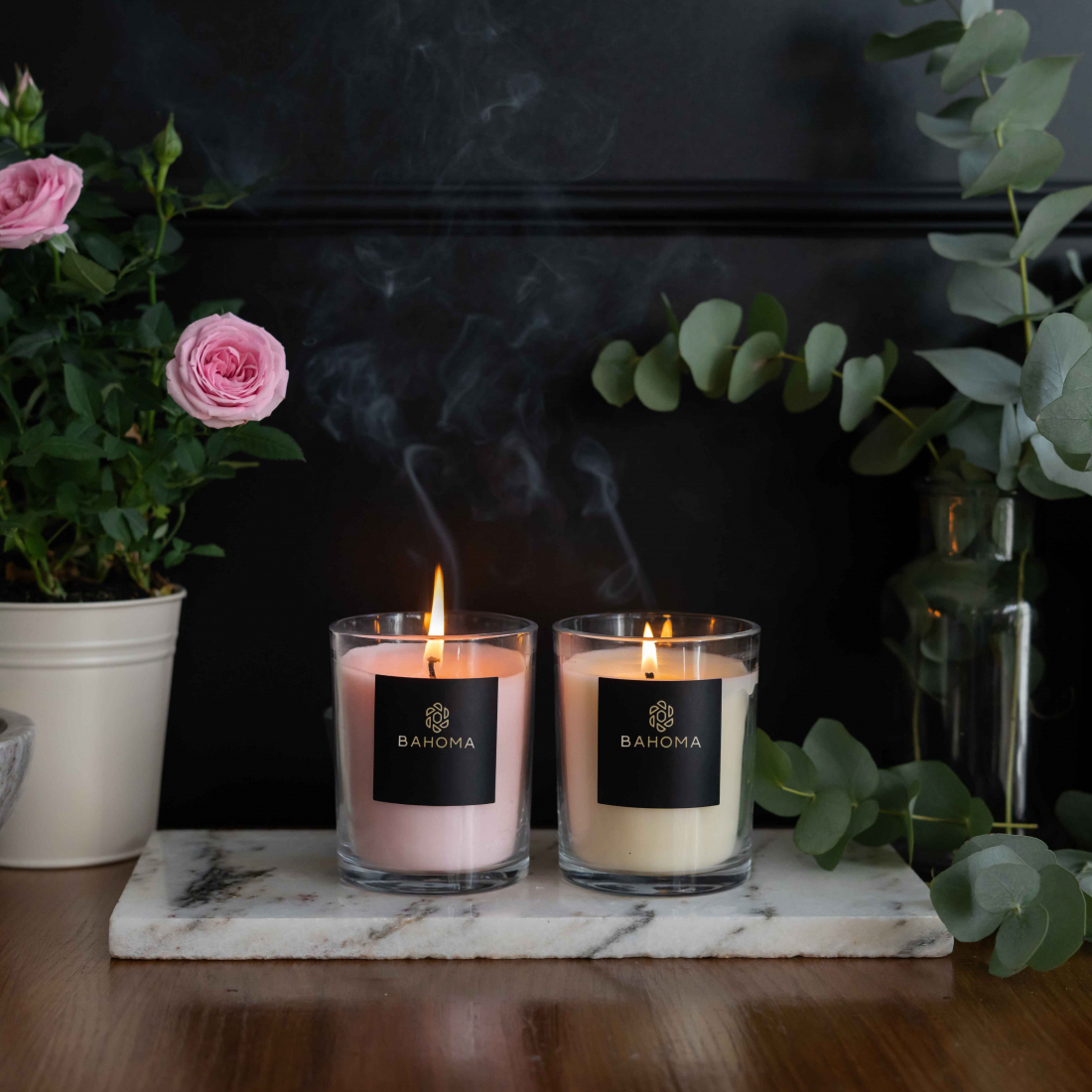 Grande Bougie 'Alchemy' - Cashmere & Velvet Peony 180 g