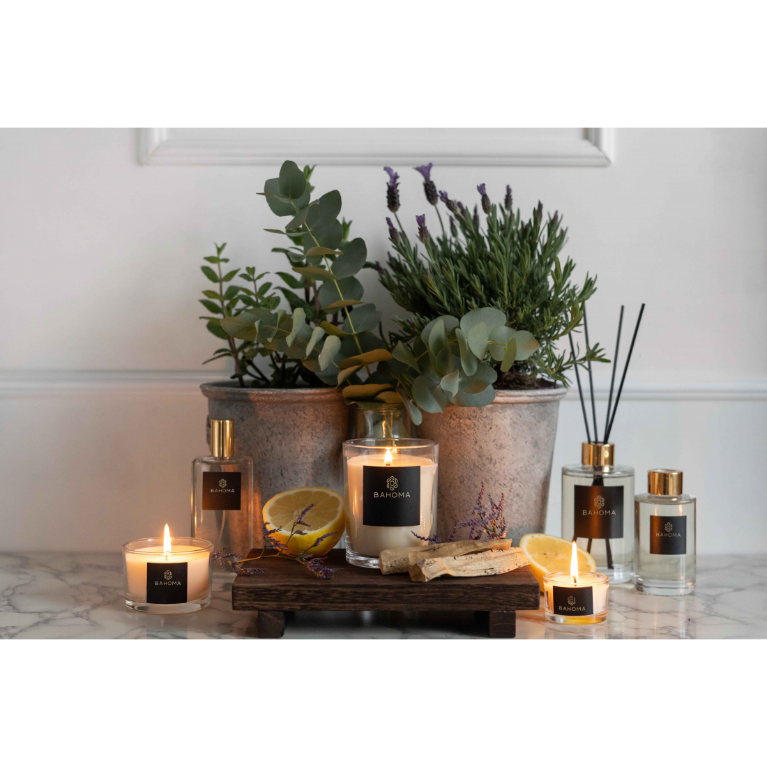 Grande Bougie 'Alchemy' - Ambre & Sauge 180 g