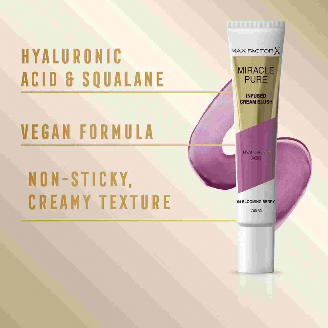 Blush 'Miracle Pure Cream' - 04 Blooming Berry 15 ml