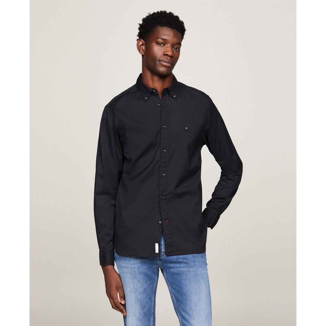 Men's 'Regular-Fit Stretch Poplin Button-Down' Shirt