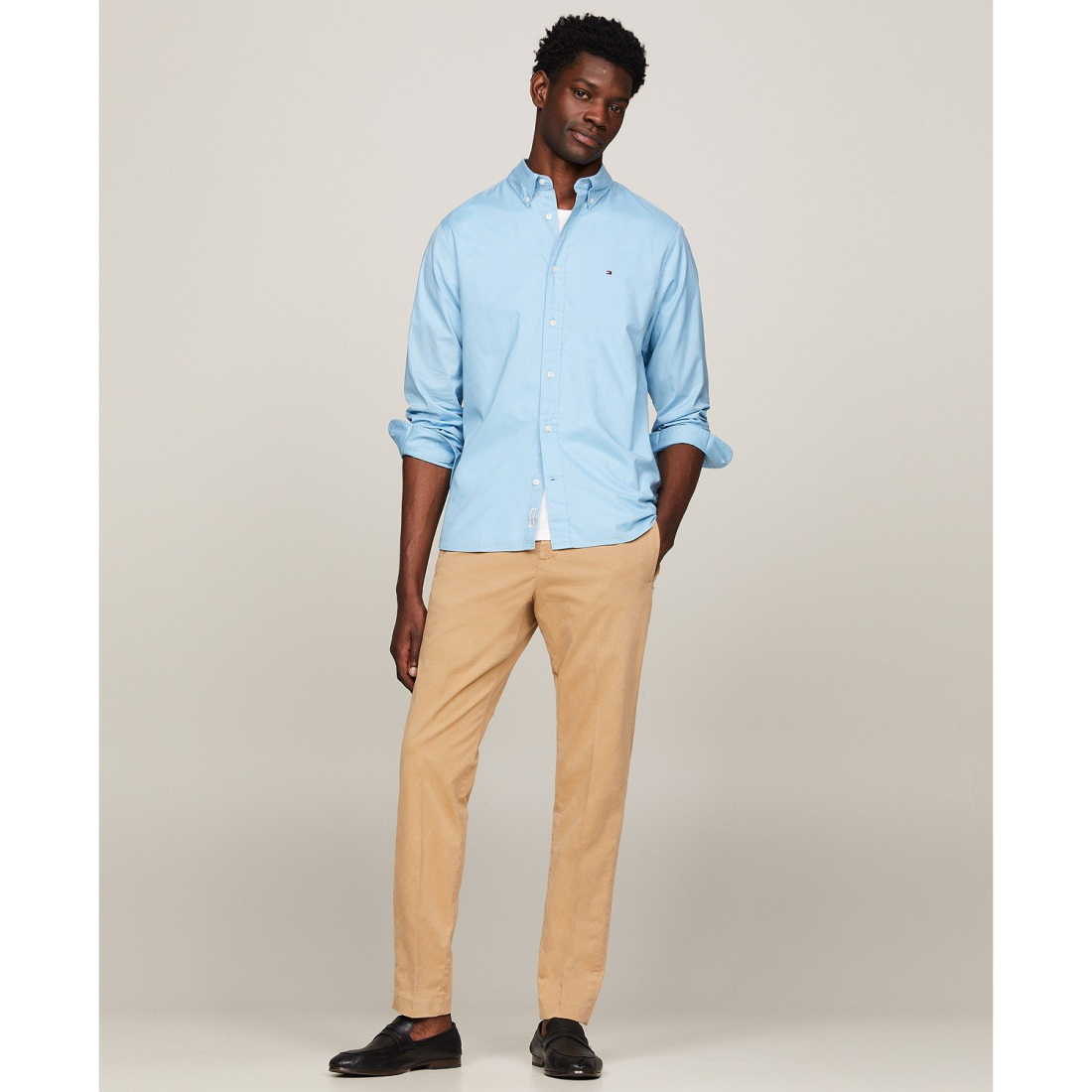 Chemise 'Regular-Fit Stretch Poplin Button-Down' pour Hommes