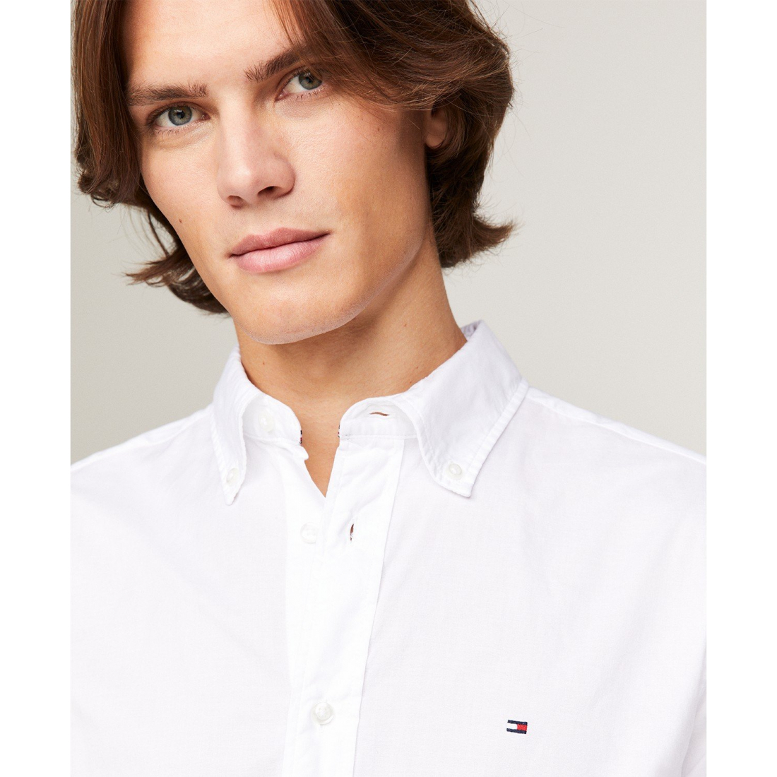 Men's 'Regular-Fit Stretch Poplin Button-Down' Shirt