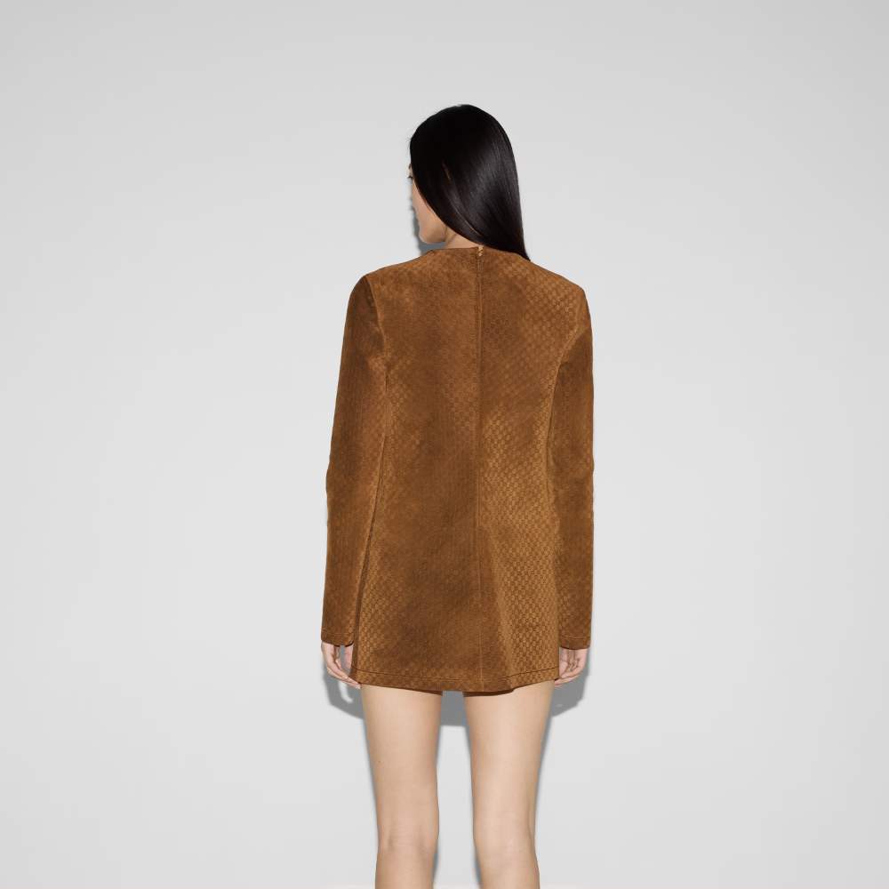 Robe mini 'GG With Horsebit Detail' pour Femmes