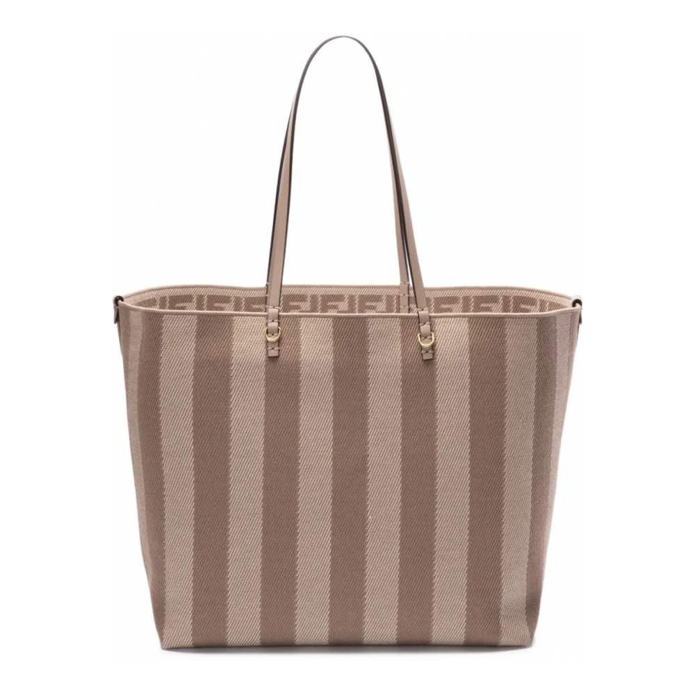 'Large Roll Striped' Tote Handtasche für Damen