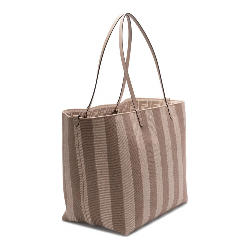 'Large Roll Striped' Tote Handtasche für Damen