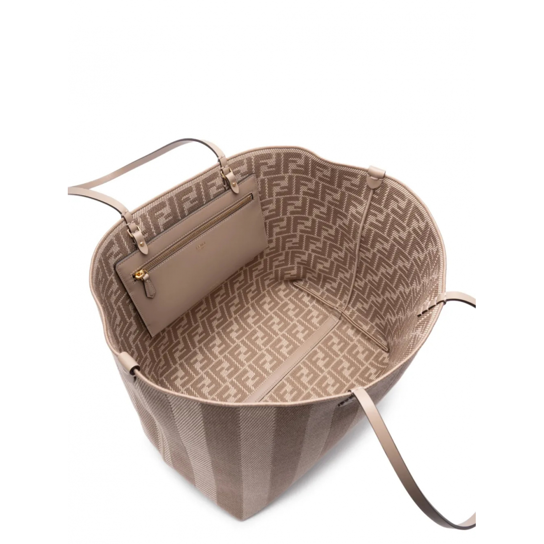 'Large Roll Striped' Tote Handtasche für Damen