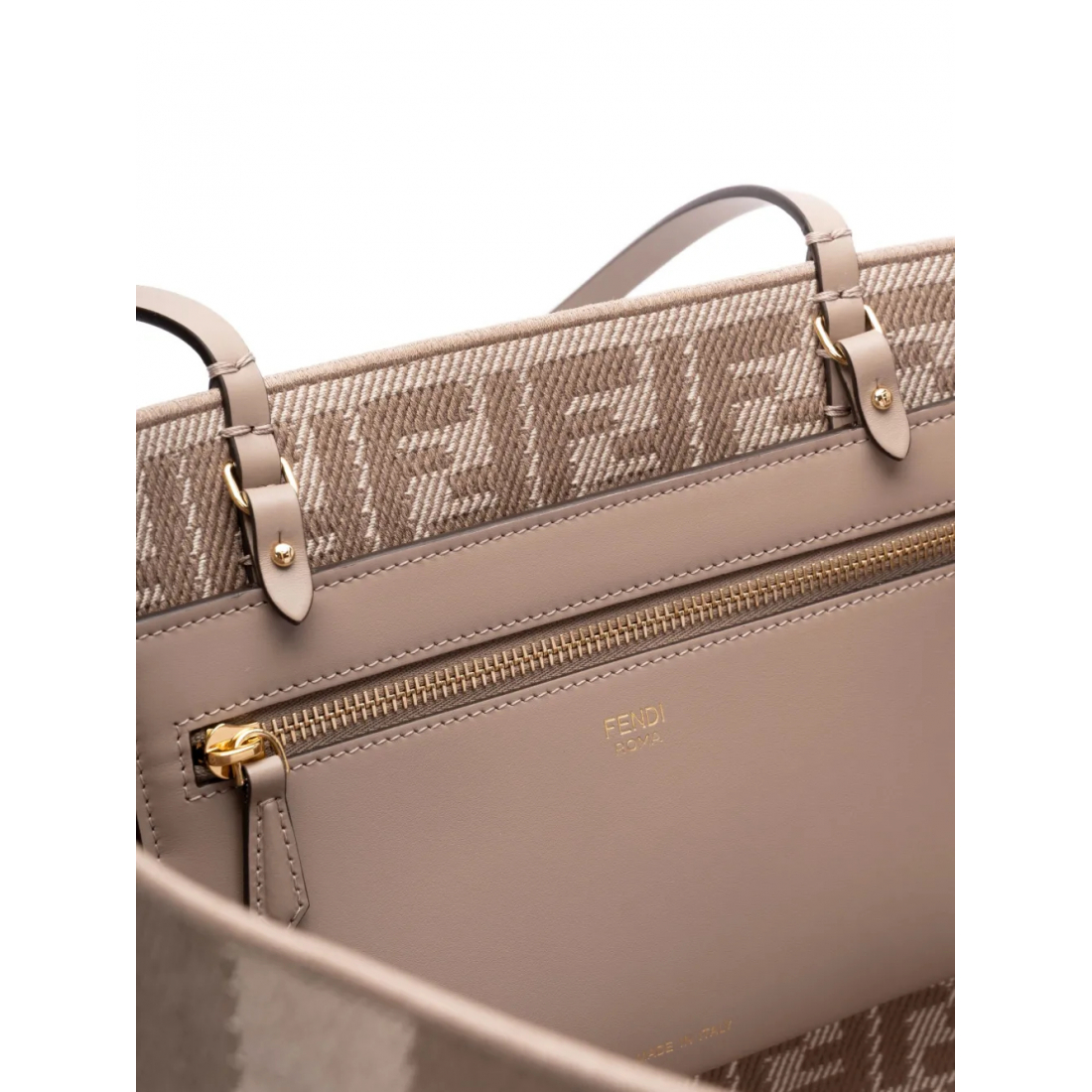 'Large Roll Striped' Tote Handtasche für Damen