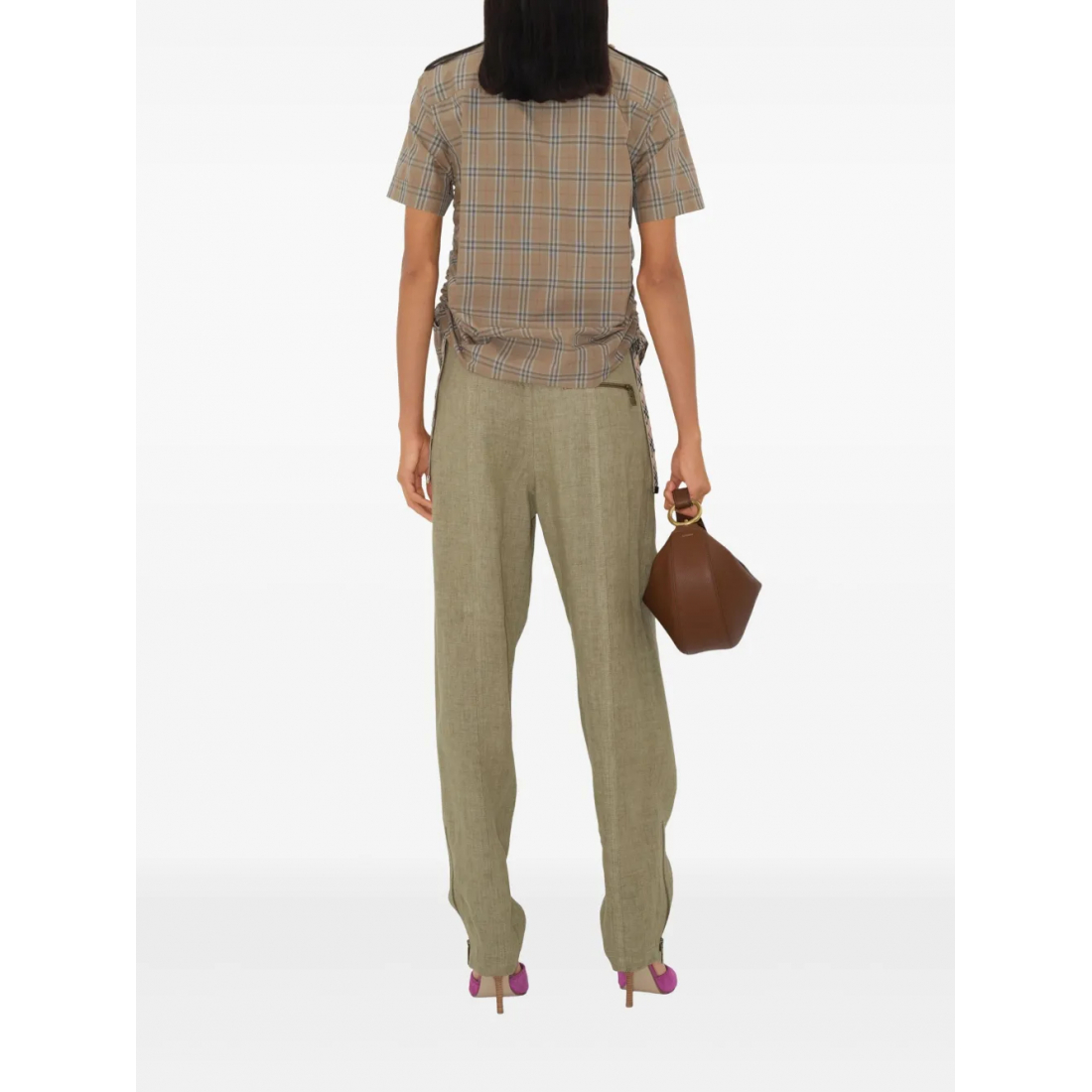 Chemise à manches courtes 'Checkered' pour Femmes