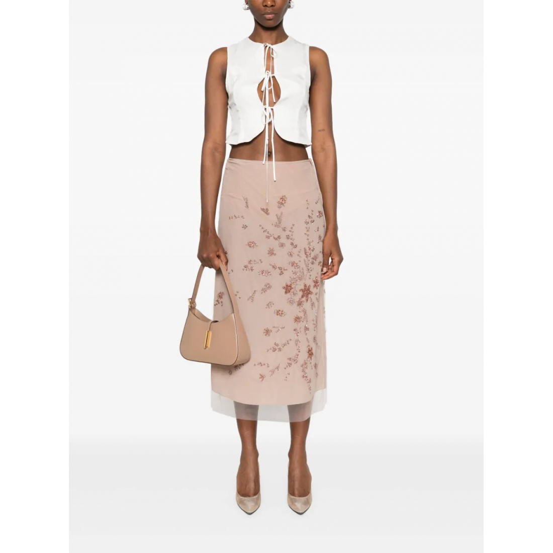 Jupe Midi 'Layered' pour Femmes