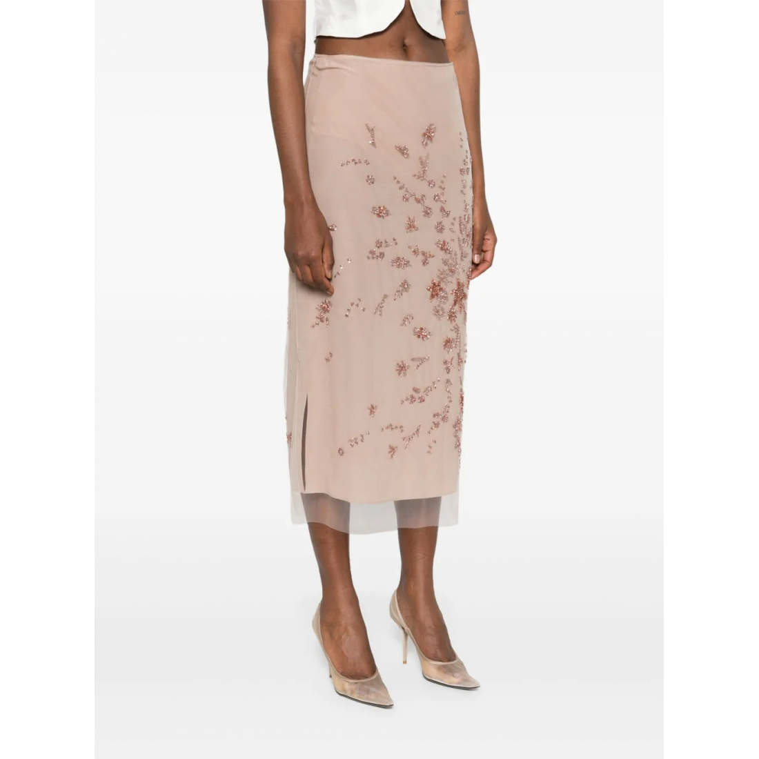 Jupe Midi 'Layered' pour Femmes