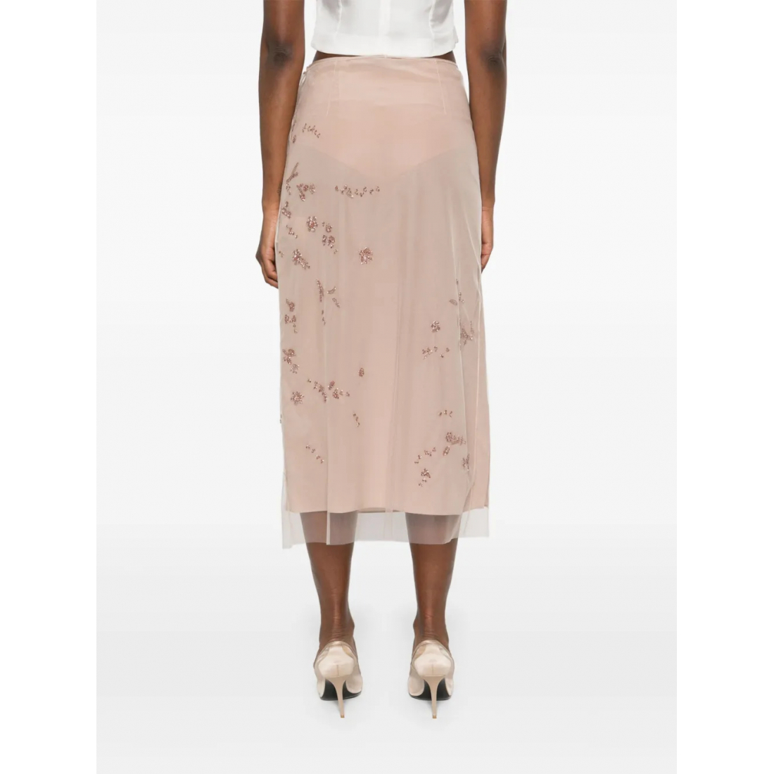 Jupe Midi 'Layered' pour Femmes