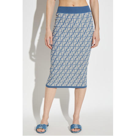 Women's 'FF' Midi Skirt