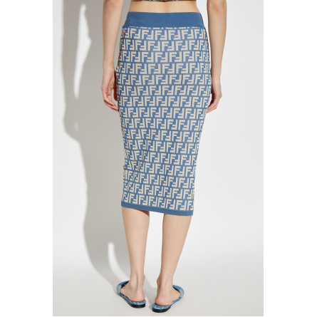 Women's 'FF' Midi Skirt