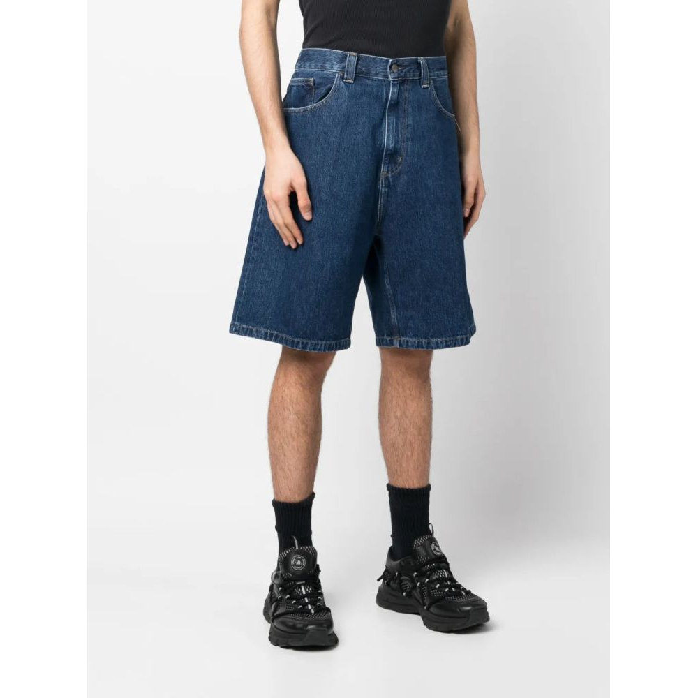 Short en jean 'Rear Logo-Patch' pour Hommes