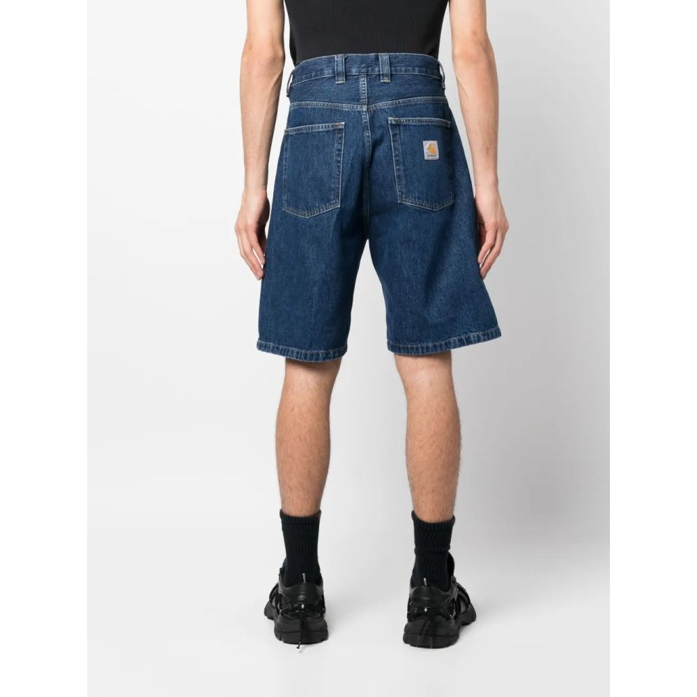 Short en jean 'Rear Logo-Patch' pour Hommes