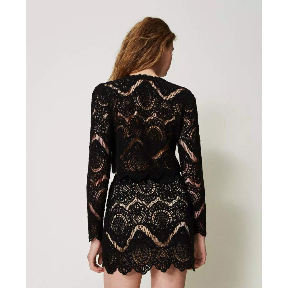 Veste 'Crochet Knit' pour Femmes