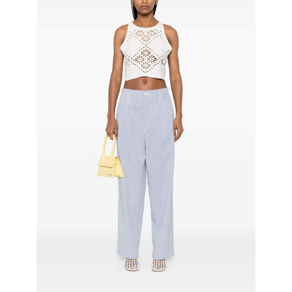 Women's 'Crochet-Knit' Sleeveless Top